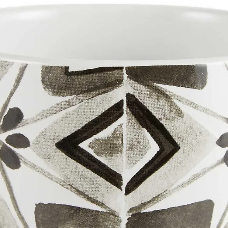 Kitchen Storage-Kirklands Home Charcoal Tile 3-pc. Bamboo Lid Jar Set