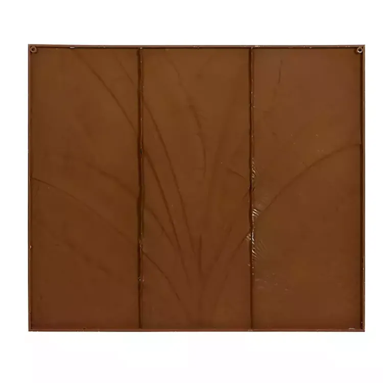 Framed Art-Kirklands Home Blue Leaves Coastal Metal Art Print