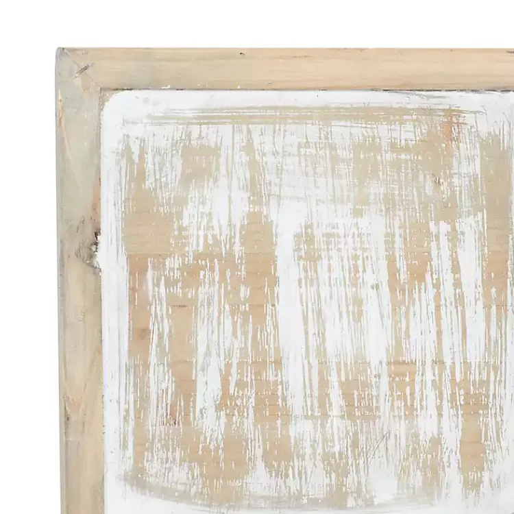 Wall Plaques-Kirklands Home Distressed White and Blue Farm Star Wall Plaque