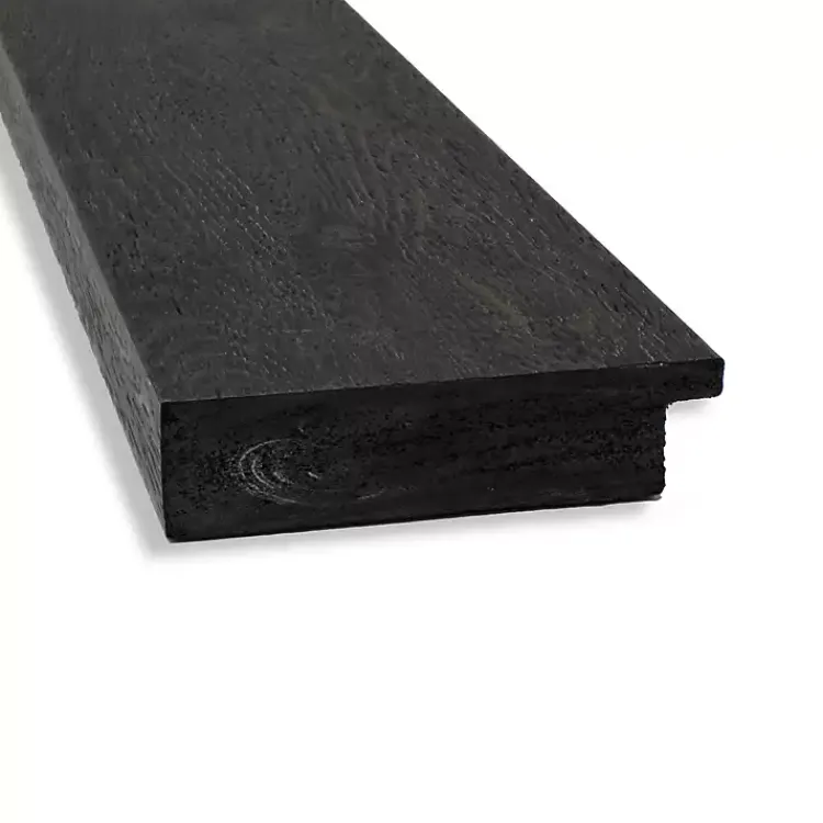 Framed Mirrors-Kirklands Home Espresso Plank Beveled Mirror