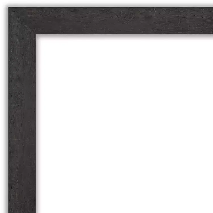 Framed Mirrors-Kirklands Home Espresso Plank Beveled Mirror