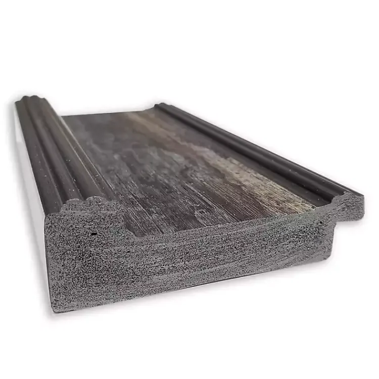 Full Length & Floor Mirrors-Kirklands Home Rustic Rail Charred Framed Mirror