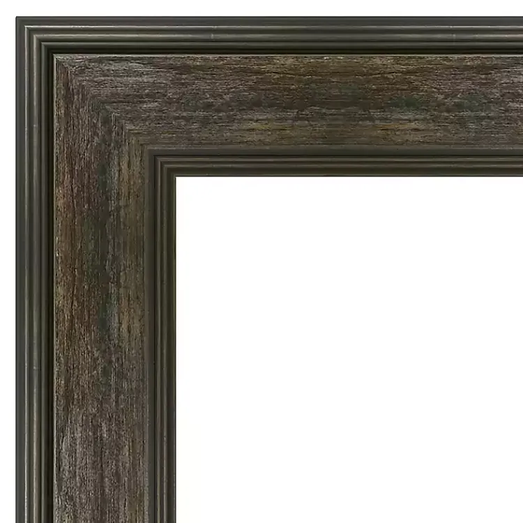 Full Length & Floor Mirrors-Kirklands Home Rustic Rail Charred Framed Mirror