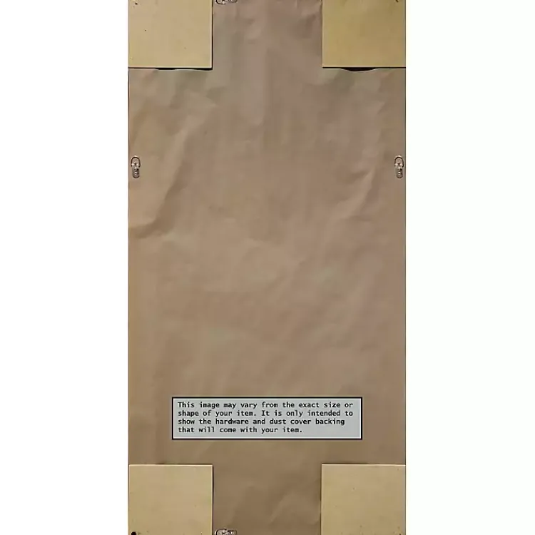 Full Length & Floor Mirrors-Kirklands Home Rustic Rail Charred Framed Mirror