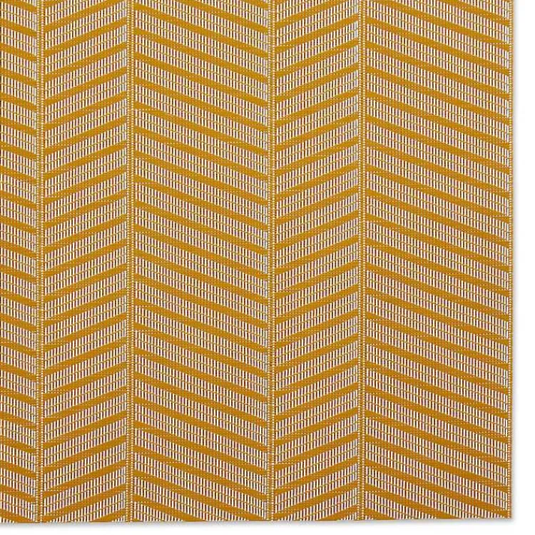 Table Linens-Kirklands Home Textured Twill Weave Placemats, Set of 6 Gold