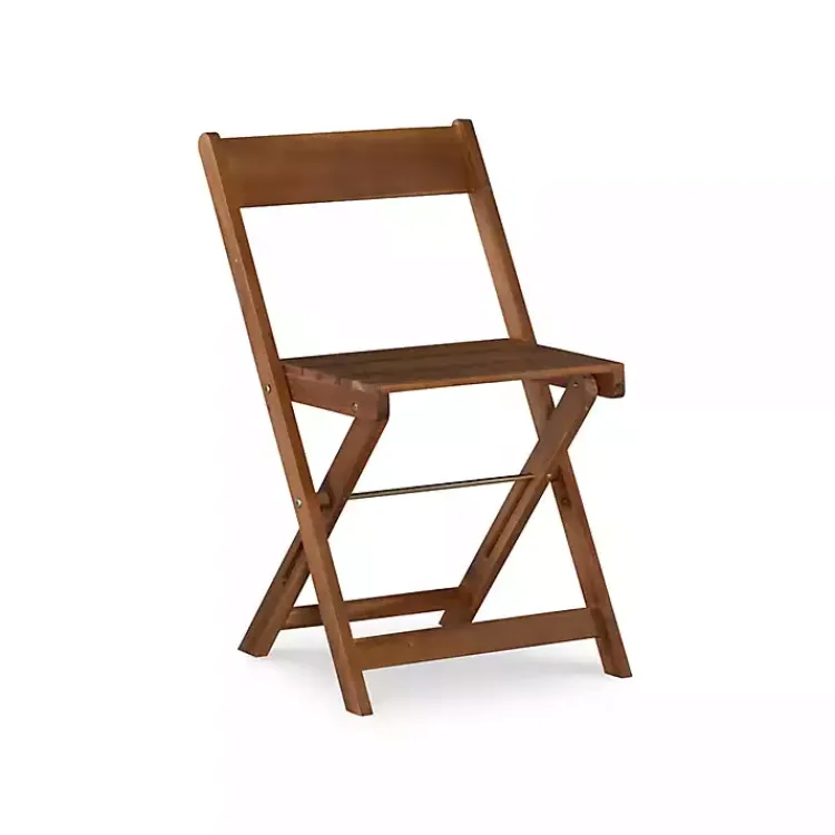 Outdoor Sets-Kirklands Home Acacia Wood 3-pc. Bistro Set Brown