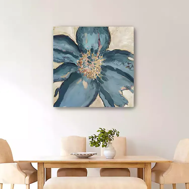 Canvas Art-Kirklands Home Blue Poppy Giclee Canvas Art Print
