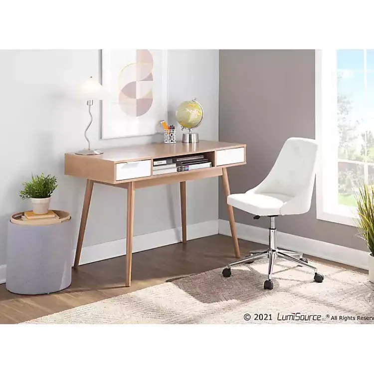 Benches & Ottomans-Kirklands Home Upholstered Ottomans with Tray Tops, Set of 2 Gray