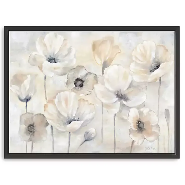 Canvas Art-Kirklands Home Poppy Garden Landscape Framed Giclee Canvas Print
