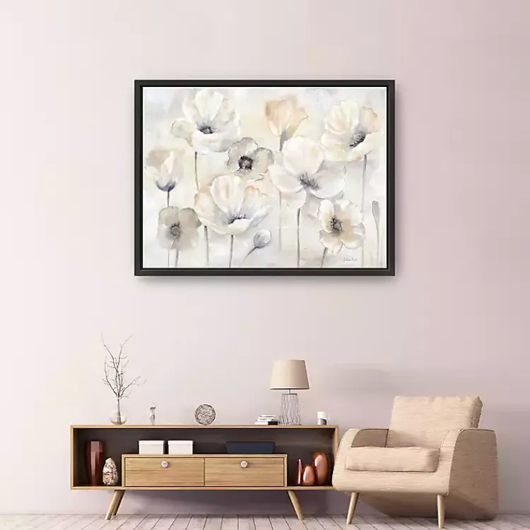 Canvas Art-Kirklands Home Poppy Garden Landscape Framed Giclee Canvas Print