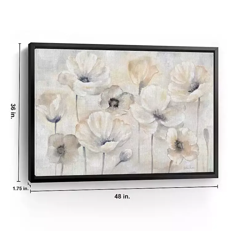 Canvas Art-Kirklands Home Poppy Garden Landscape Framed Giclee Canvas Print