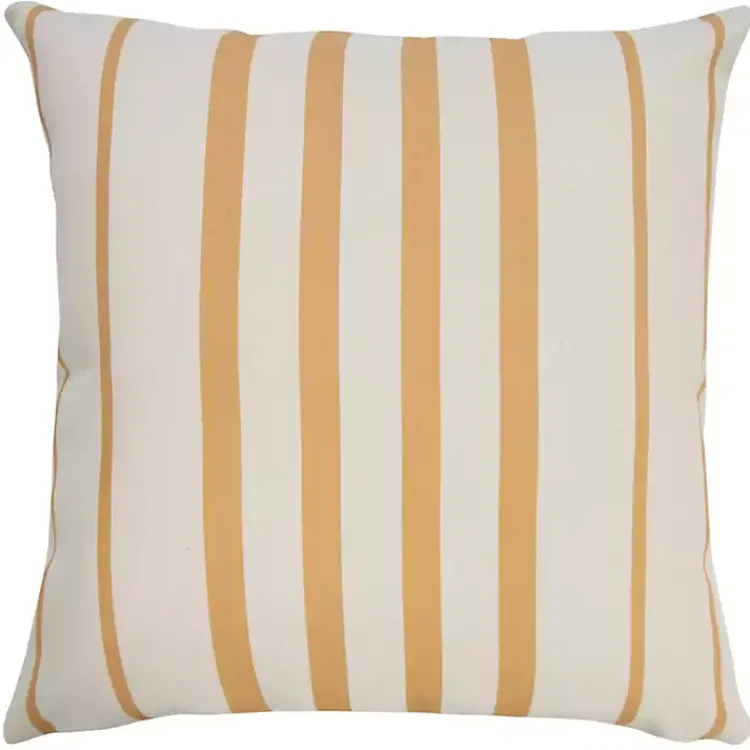 Outdoor Cushions & Pillows-Kirklands Home Sunshine Geometric Stripes Outdoor Pillow