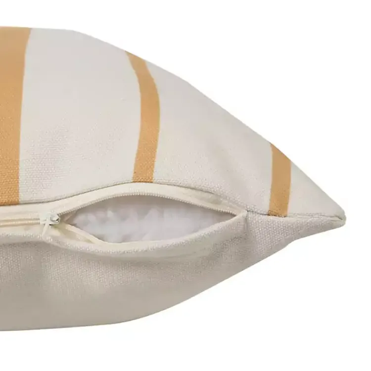 Outdoor Cushions & Pillows-Kirklands Home Sunshine Geometric Stripes Outdoor Pillow