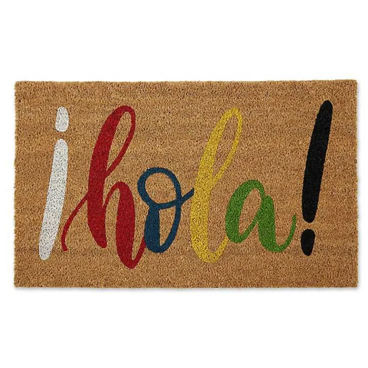 Doormats-Kirklands Home Colorful Hola Doormat Multi