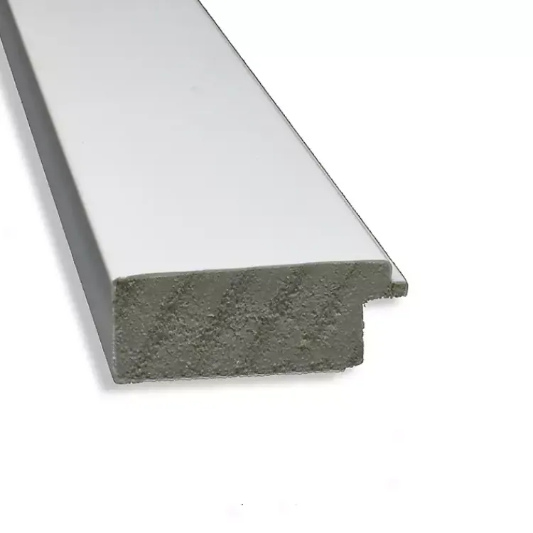 Decorative Mirrors-Kirklands Home Cabinet White Narrow Frame Beveled Mirror