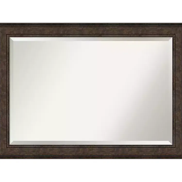 Decorative Mirrors-Kirklands Home Bronze Panel Frame Beveled Mirror