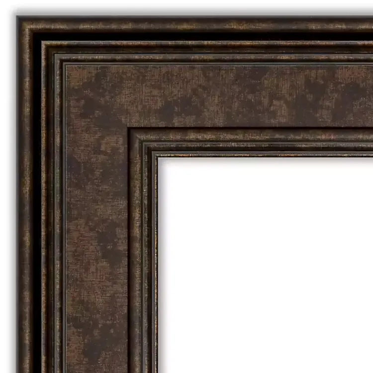 Decorative Mirrors-Kirklands Home Bronze Panel Frame Beveled Mirror