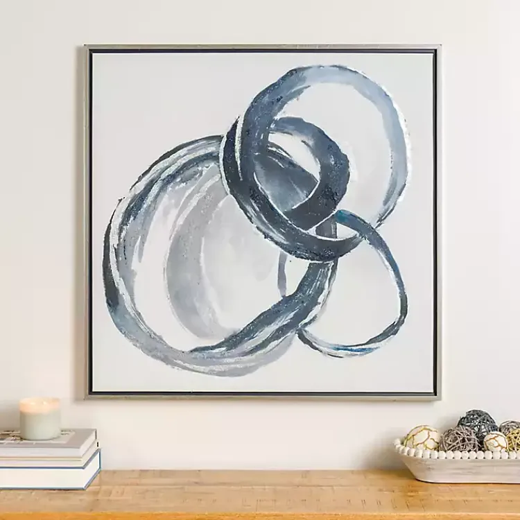 Canvas Art-Kirklands Home Blue Connections Canvas Art Print