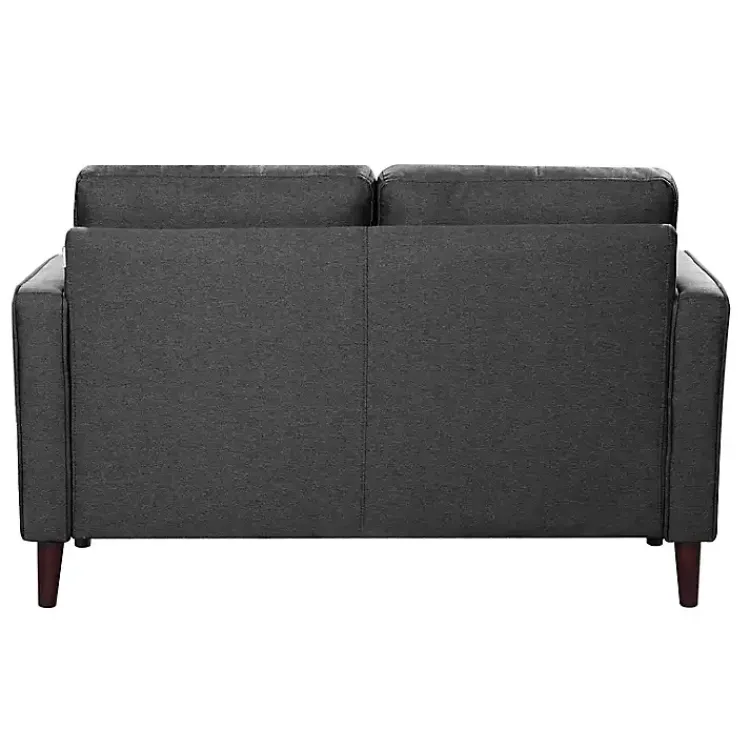 Sofas & Loveseats-Kirklands Home Heather Chelsea Modern Loveseat Gray