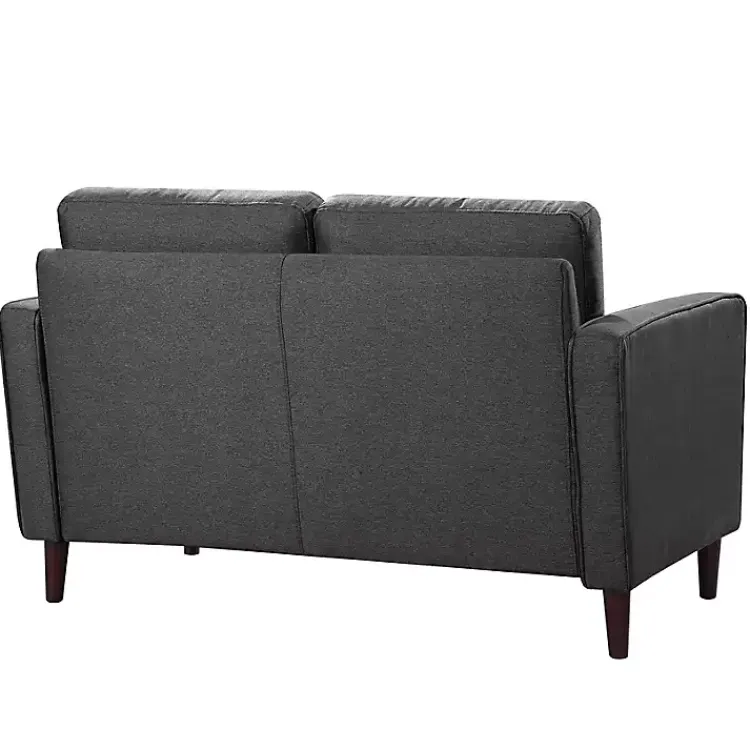 Sofas & Loveseats-Kirklands Home Heather Chelsea Modern Loveseat Gray