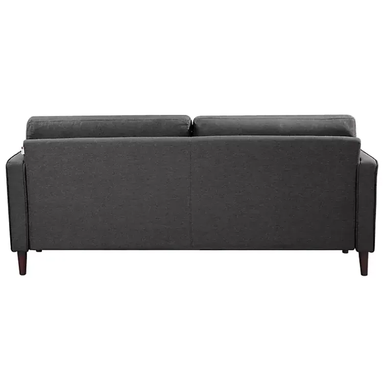 Sofas & Loveseats-Kirklands Home Heather Chelsea Modern Sofa Gray