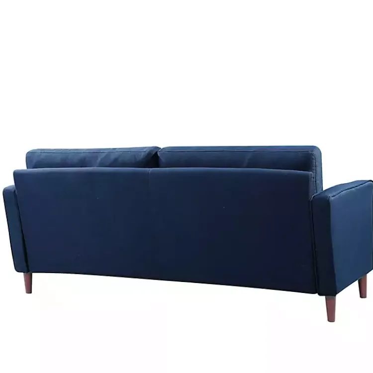 Sofas & Loveseats-Kirklands Home Navy Chelsea Modern Sofa Blue