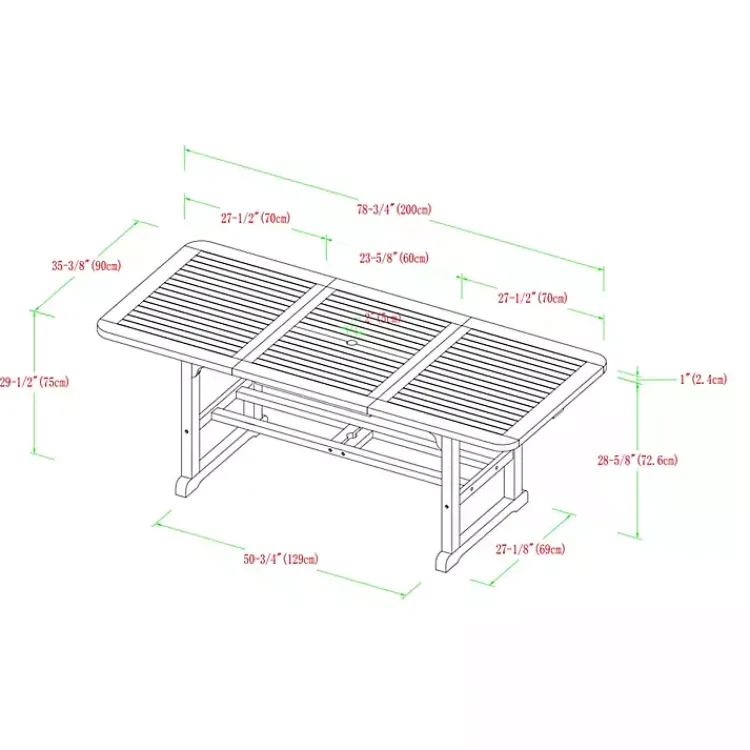 Outdoor Dining-Kirklands Home Wood Slat Back 4-pc. Outdoor Dining Set Tan