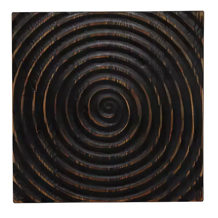 Accent & End Tables-Kirklands Home Wood Square Accent Table Black