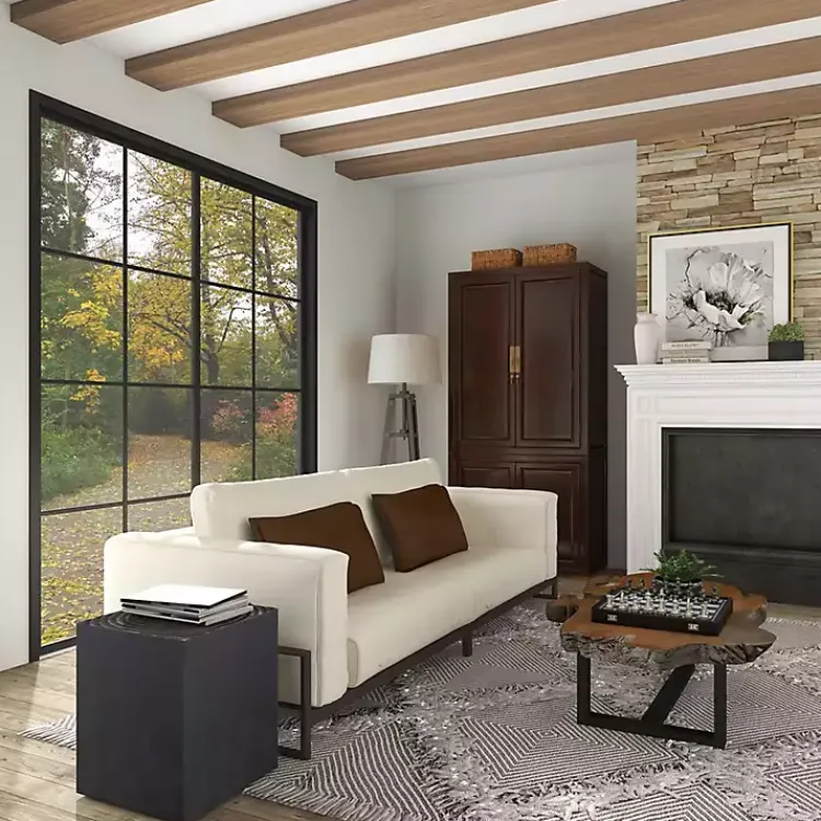 Accent & End Tables-Kirklands Home Wood Square Accent Table Black