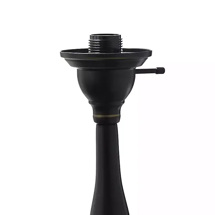 Floor Lamps-Kirklands Home Matte Bronze and White Reading Arm Torchiere Brown