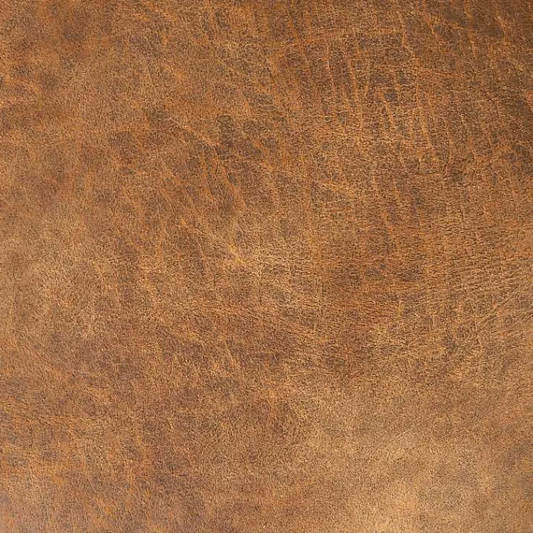 Sofas & Loveseats-Kirklands Home Wyatt Chester Faux Leather Formal Sofa Brown