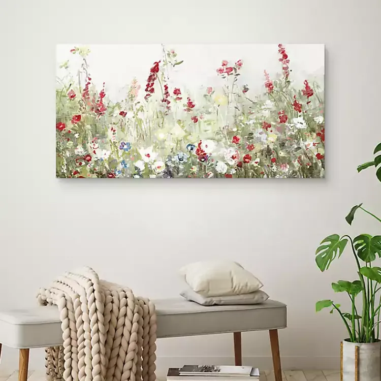 Canvas Art-Kirklands Home Sleepy Spring Meadow Canvas Art Print
