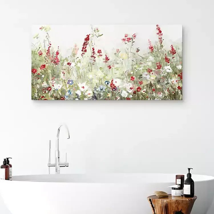 Canvas Art-Kirklands Home Sleepy Spring Meadow Canvas Art Print