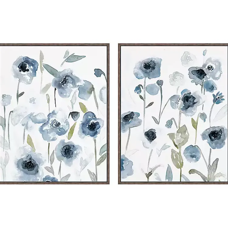 Canvas Art-Kirklands Home Deep in Blue I & II Canvas Art Prints, Set of 2