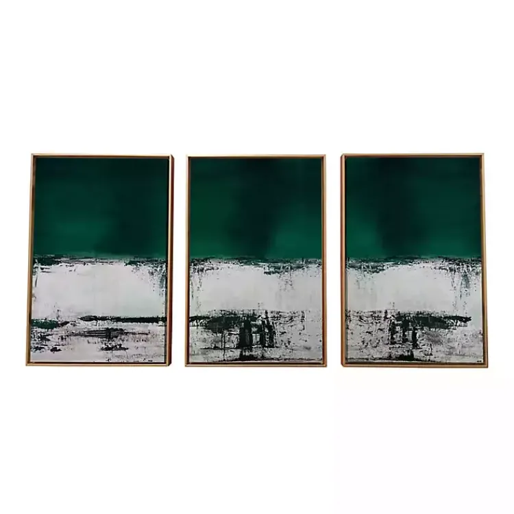 Canvas Art-Kirklands Home Green Malachite Canvas Art Prints, Set of 3