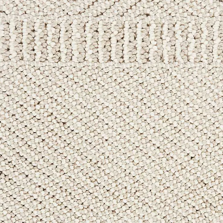 Area Rugs-Kirklands Home Chevron Diamond Tasseled Area Rug, 7x10 Ivory