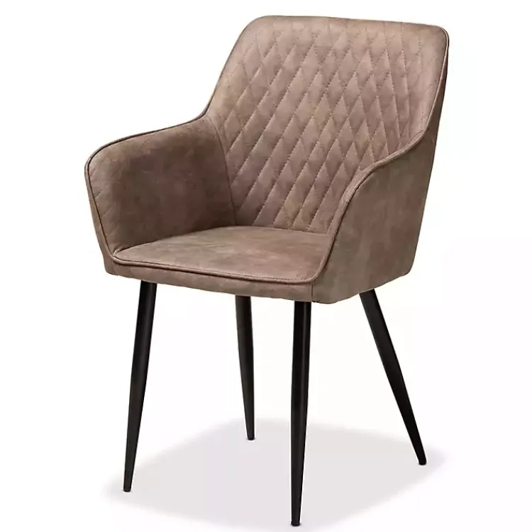 Dining Tables-Kirklands Home Table and Leather Bucket Chairs 5-pc. Dining Set