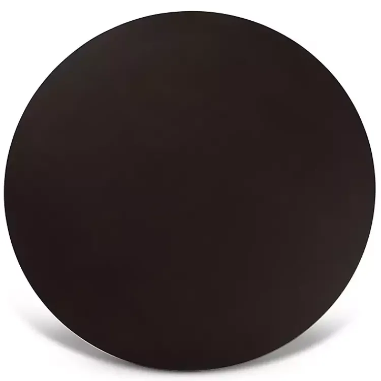 Dining Tables-Kirklands Home Dark Wooden Interlocked Base 5-pc. Dining Set