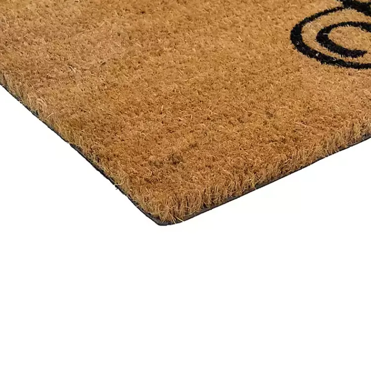 Doormats-Kirklands Home Flourish Script Home Sweet Home Coir Doormat