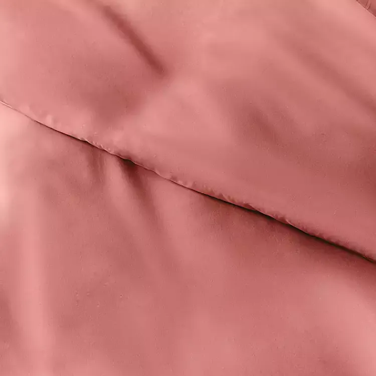 Duvets-Kirklands Home Clay Solid 3-pc. King Duvet Cover Set Orange