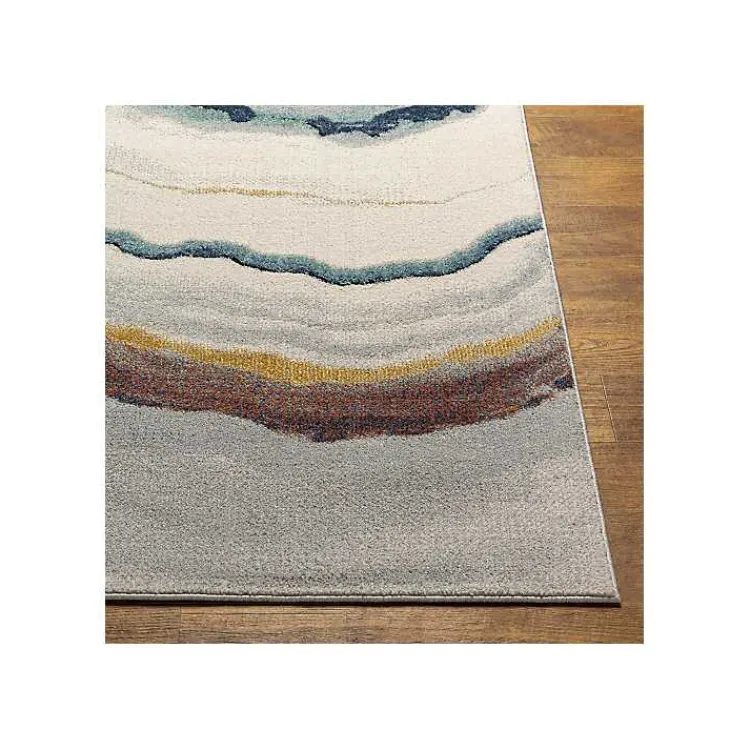 Area Rugs-Kirklands Home color Geode Agate Area Rug, 7x10 Multi