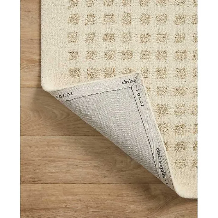 Area Rugs-Kirklands Home Chris Loves Julia x Loloi Polly Rug, 7x9 Ivory