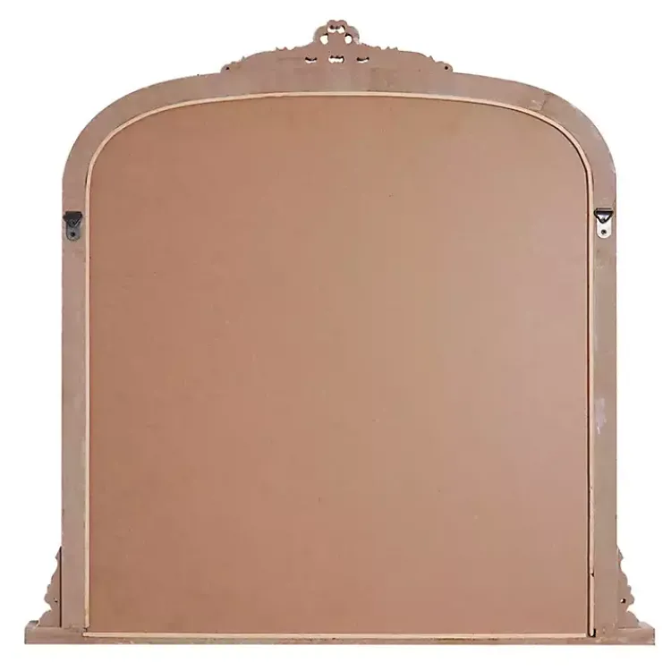 Decorative Mirrors-Kirklands Home Antique Brass Ornate Filigree Mirror