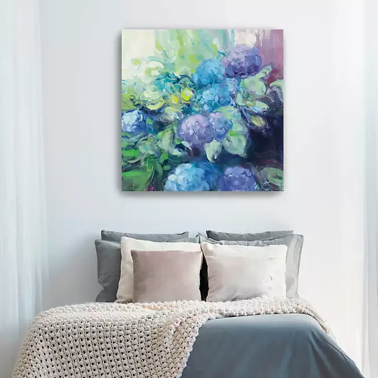 Canvas Art-Kirklands Home Bright Blooming Hydrangea Canvas Wall Art