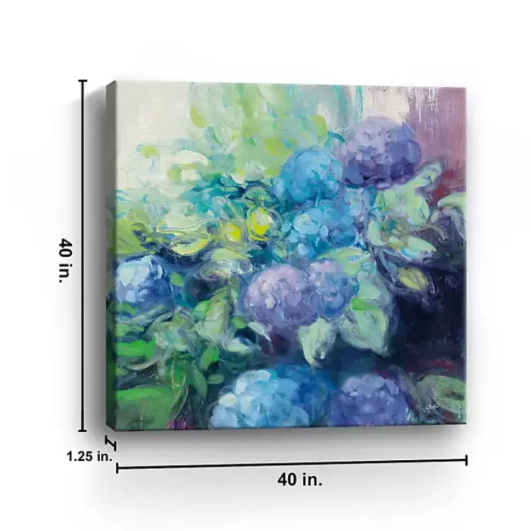 Canvas Art-Kirklands Home Bright Blooming Hydrangea Canvas Wall Art