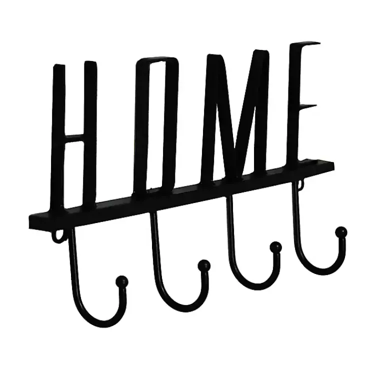 Hooks-Kirklands Home Black Metal Home Wall Hooks
