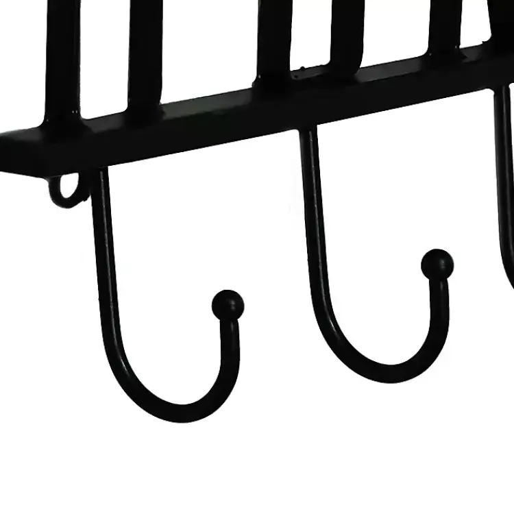Hooks-Kirklands Home Black Metal Home Wall Hooks
