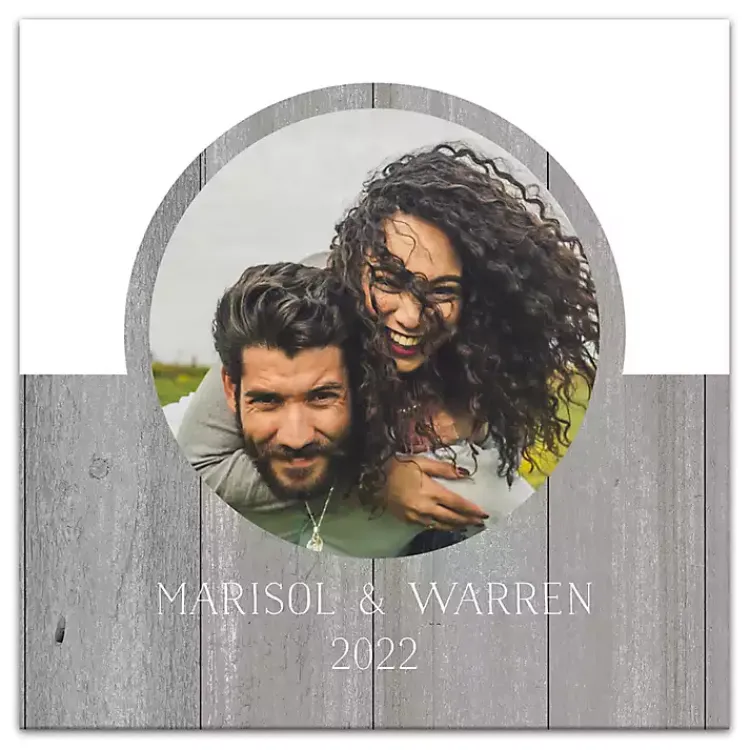 Wall Quotes & Signs-Kirklands Home Personalized Two Tone Charcoal Plank Wall Plaque