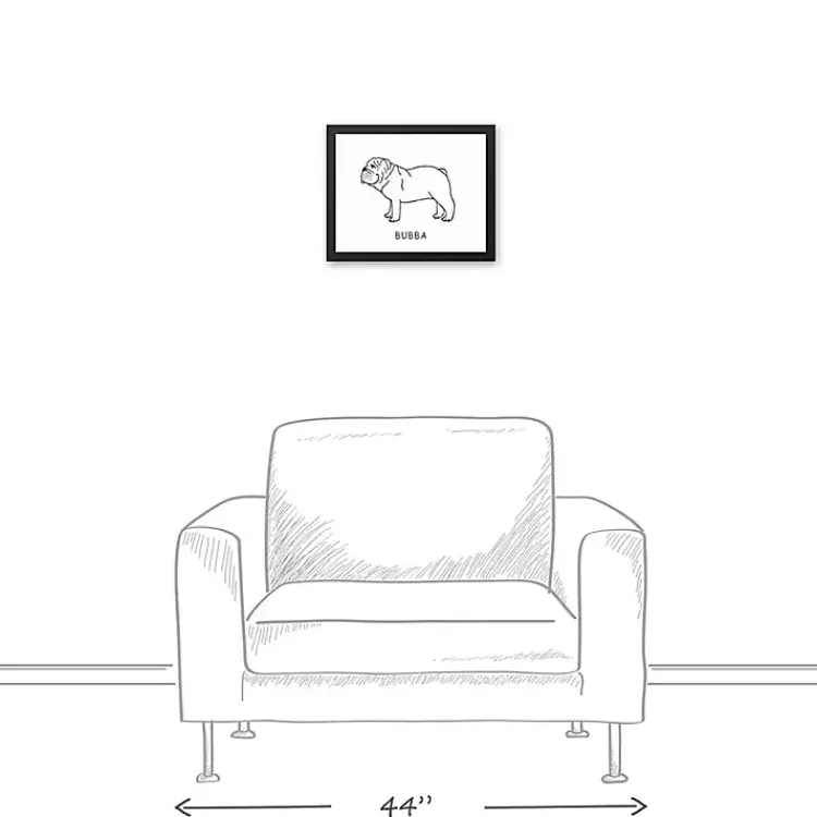 Wall Quotes & Signs-Kirklands Home Personalized Bulldog Framed Wall Plaque