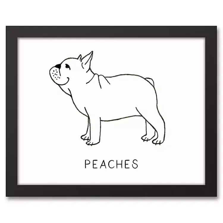 Wall Quotes & Signs-Kirklands Home Personalized French Bulldog Framed Wall Plaque